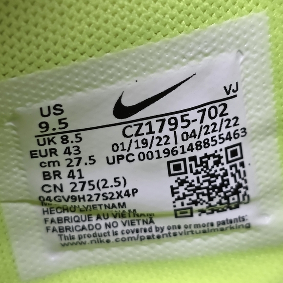 Nike Zoom Rival XC 5 Track Field Volt Green CZ1795-702 Men’s 9.5 New Without Box main image 10